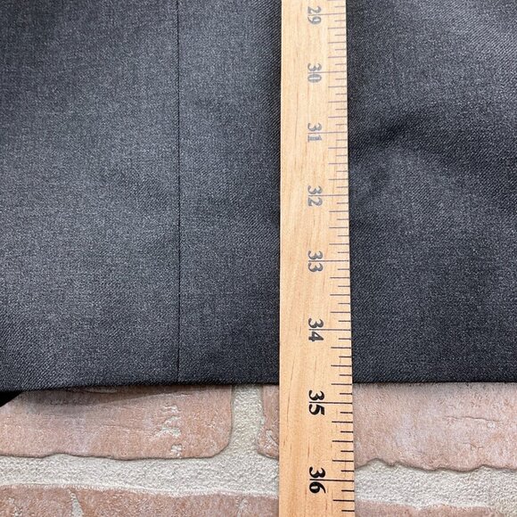 Pronto Uomo Blazer Men 42XLong Gray‎ Flannel Super 100s Tasmania Wool Classic - Picture 7 of 14